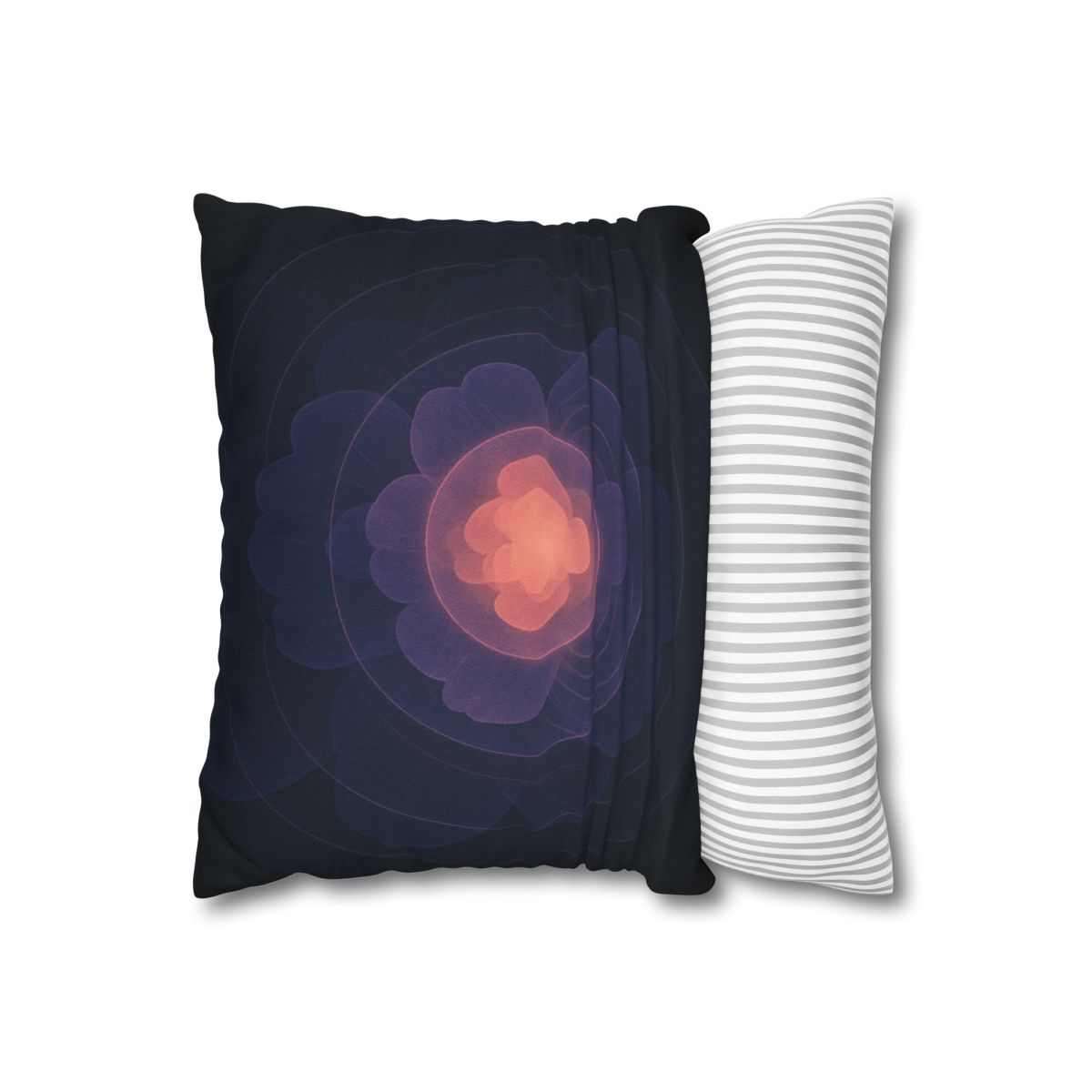 Petal Halo Interference stylish decorative pillowcases