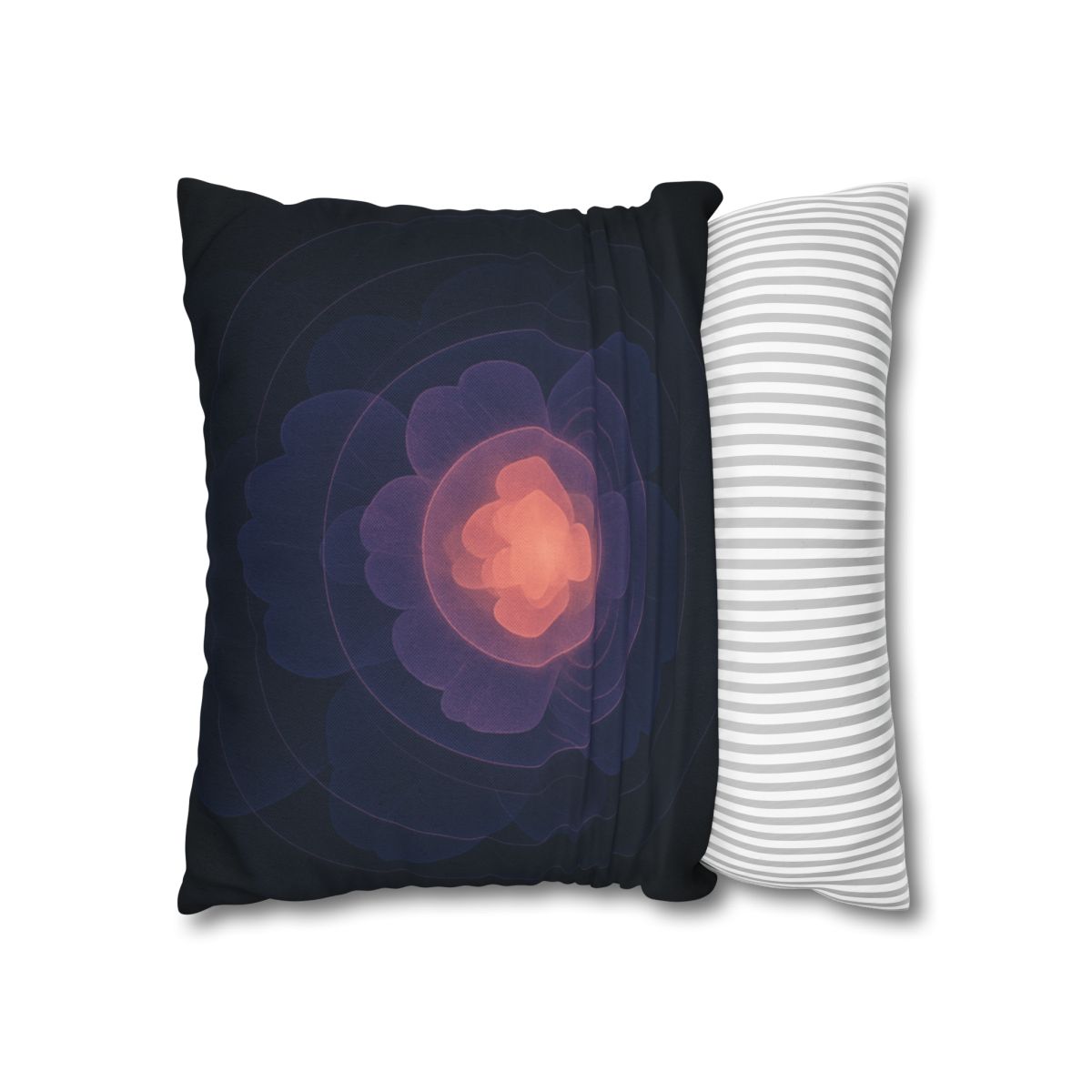 Petal Halo Interference stylish decorative pillowcases