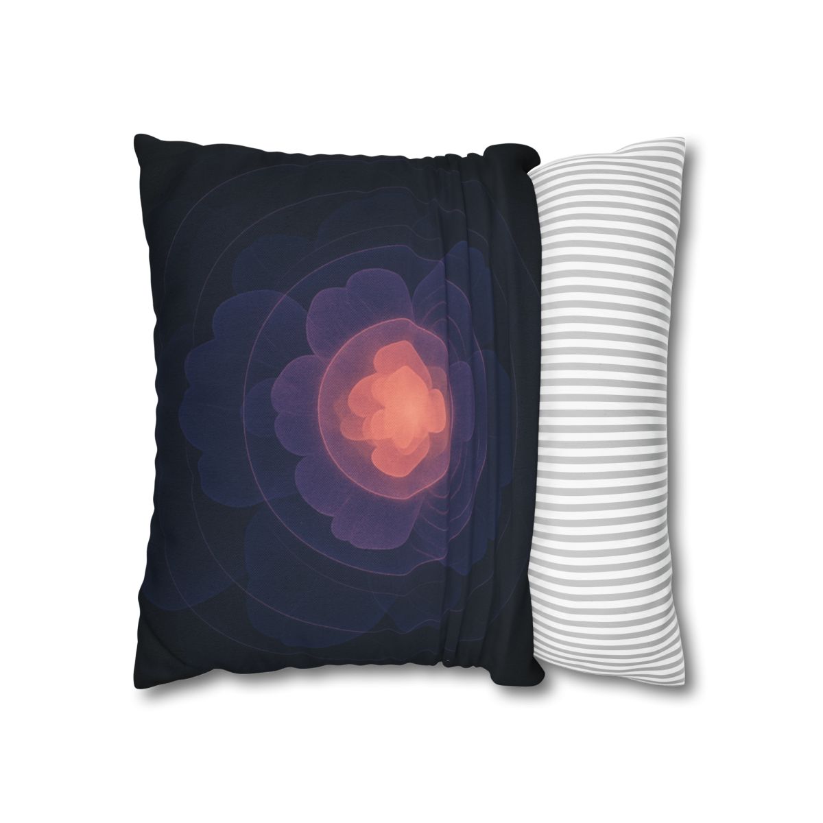 Petal Halo Interference stylish decorative pillowcases
