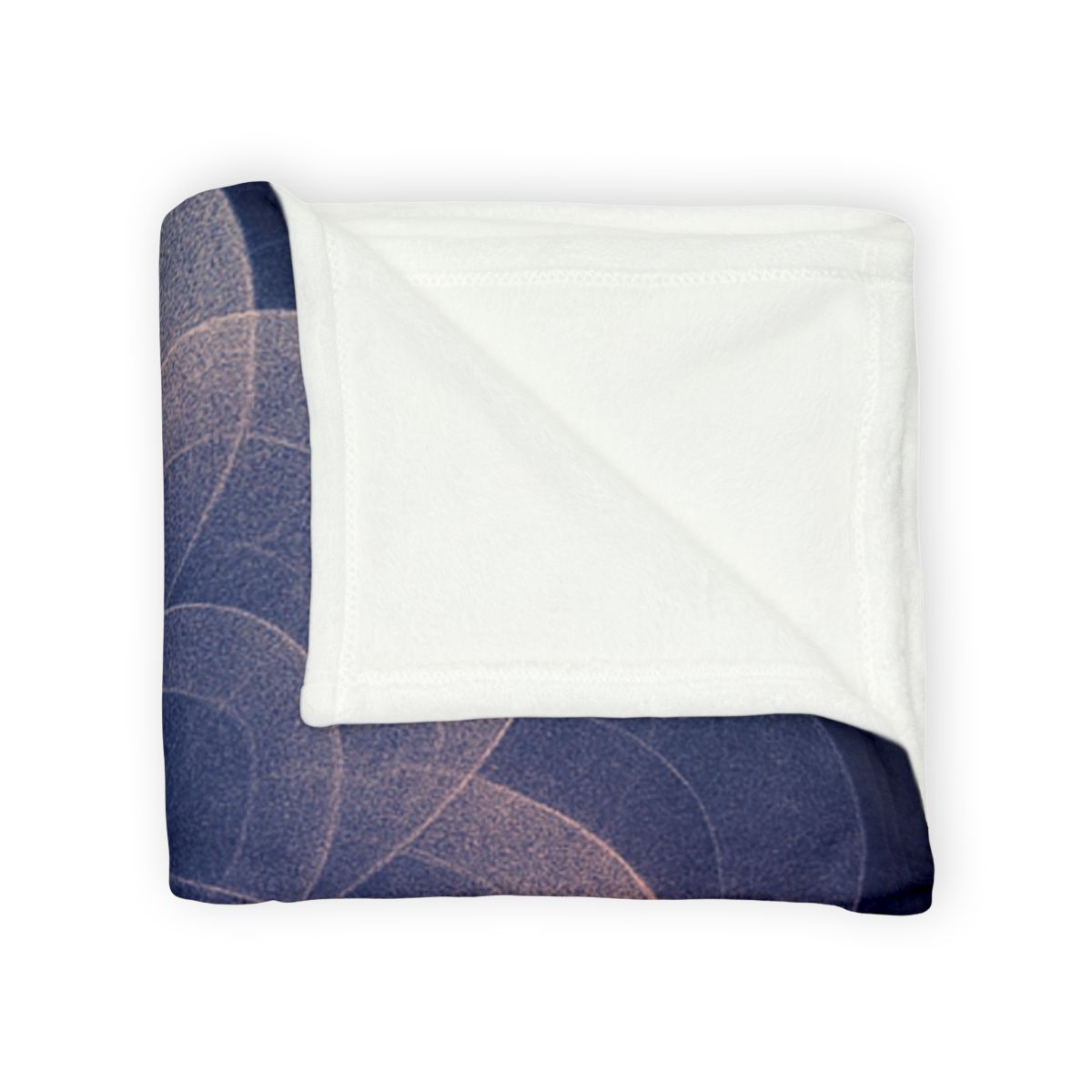 Petal Halo Interference soft fleece blankets
