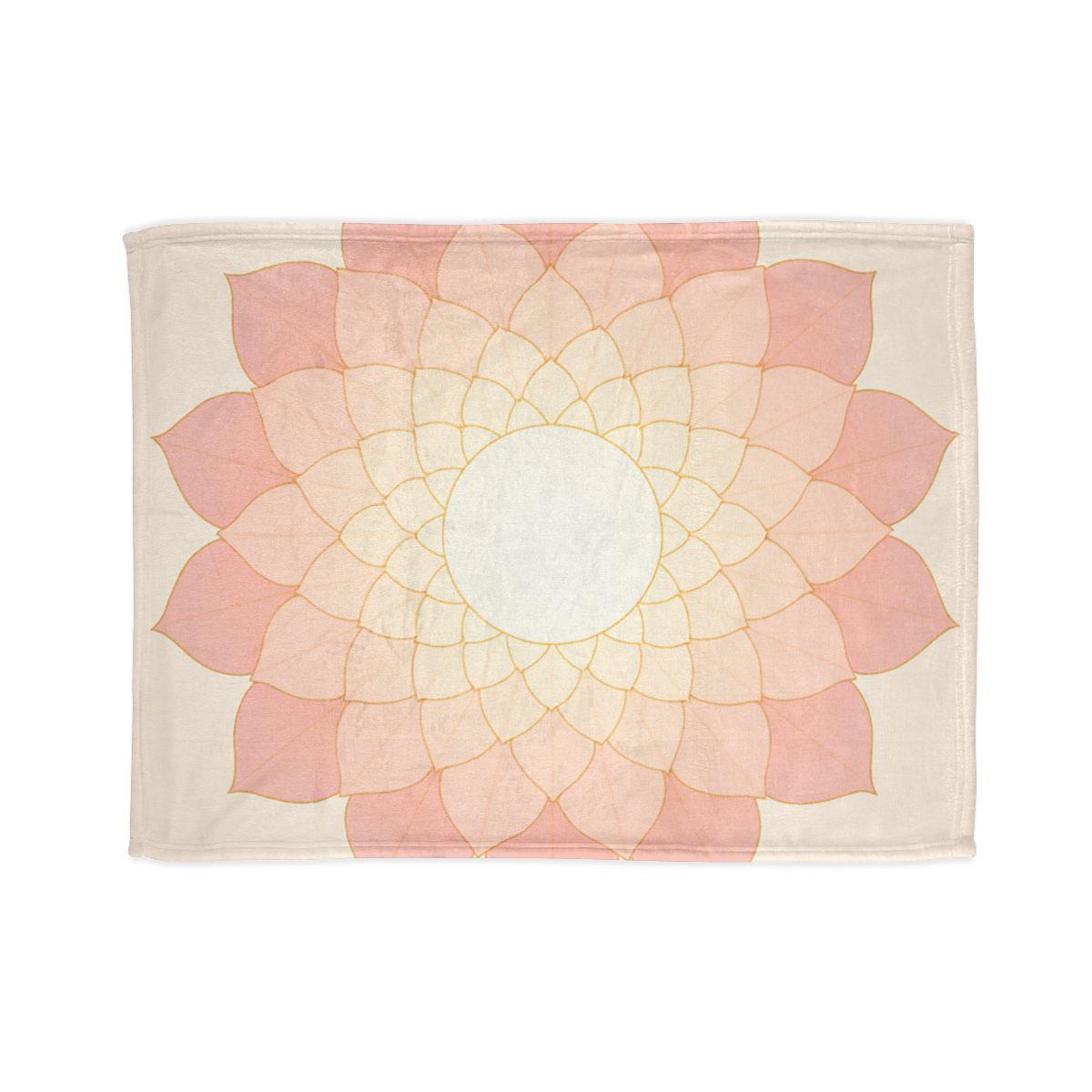 Petal Halo Lattice soft fleece blankets