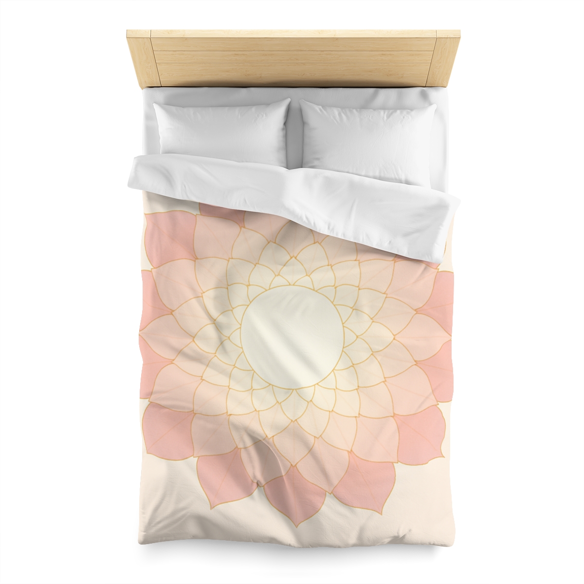 Petal Halo Lattice warm winter duvets