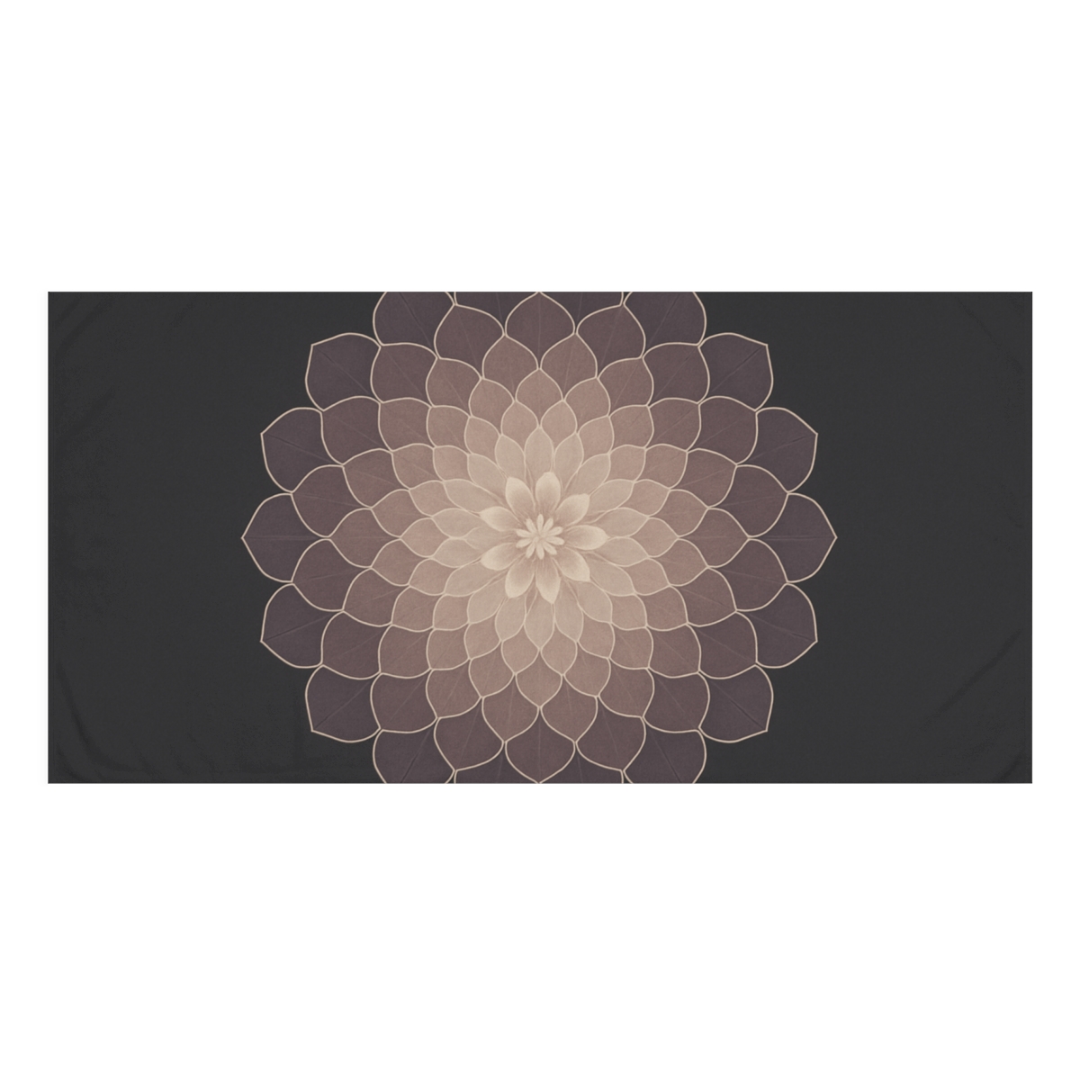 Petal Halo Lattice designer printed towels