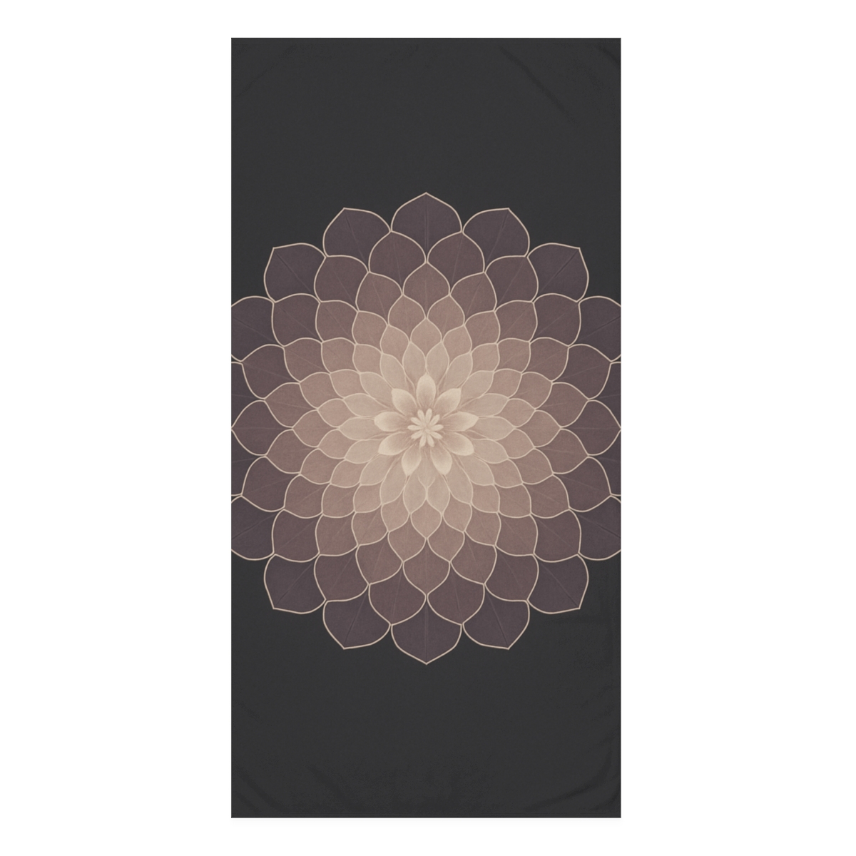 Petal Halo Lattice designer printed towels
