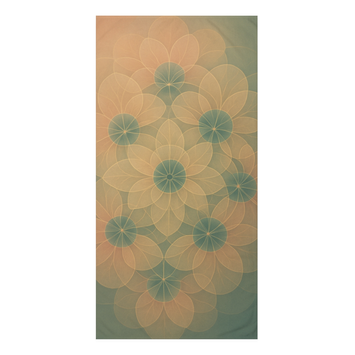 Petal Halo Lattice soft cotton towels
