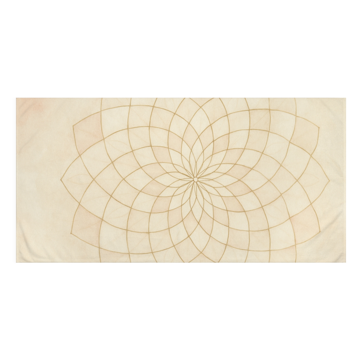 Petal Halo Lattice custom towels