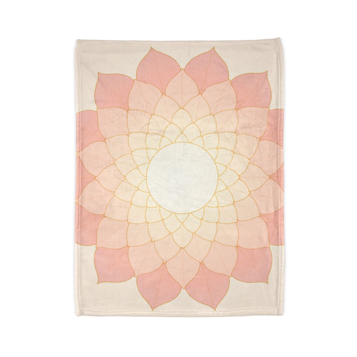 Petal Halo Lattice soft fleece blankets