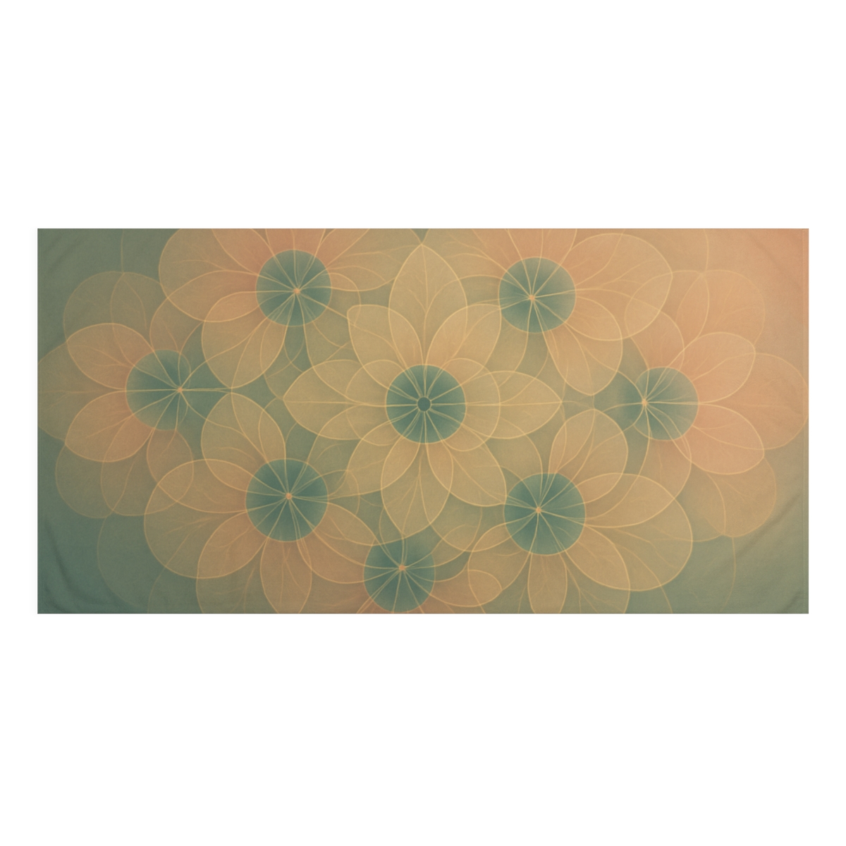 Petal Halo Lattice soft cotton towels