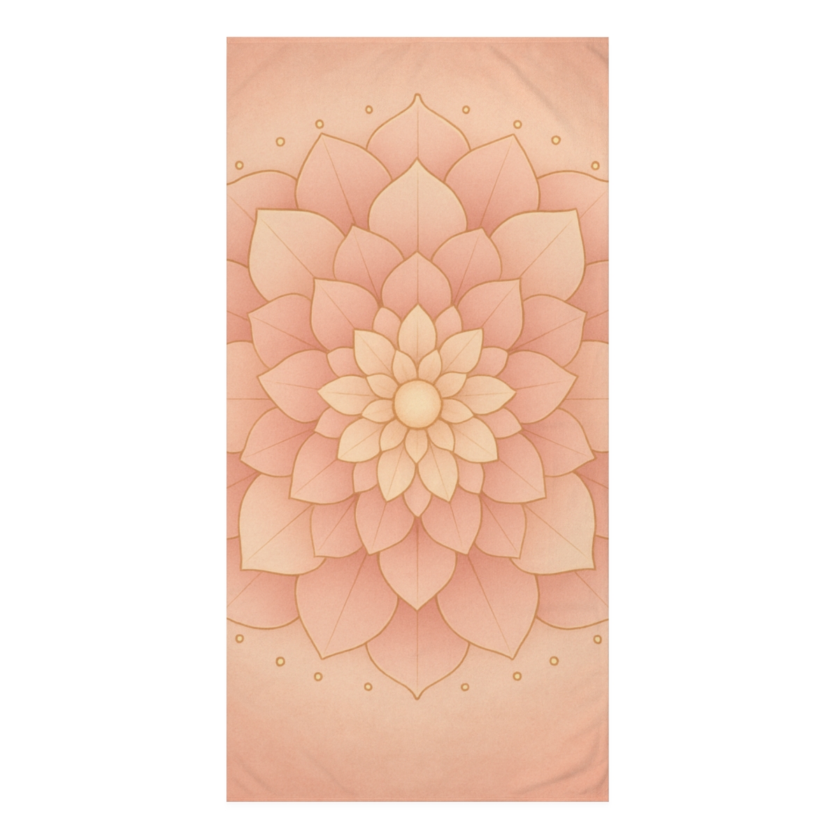 Petal Halo Mandala trendy hand towels