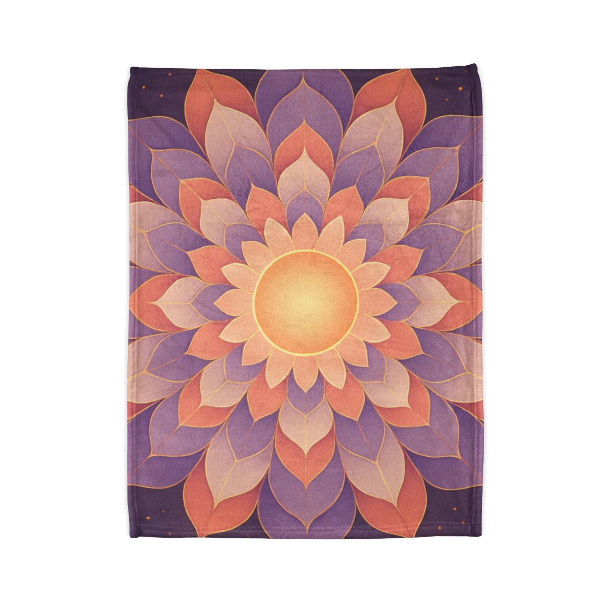Petal Halo Mandala Drift decorative home blankets