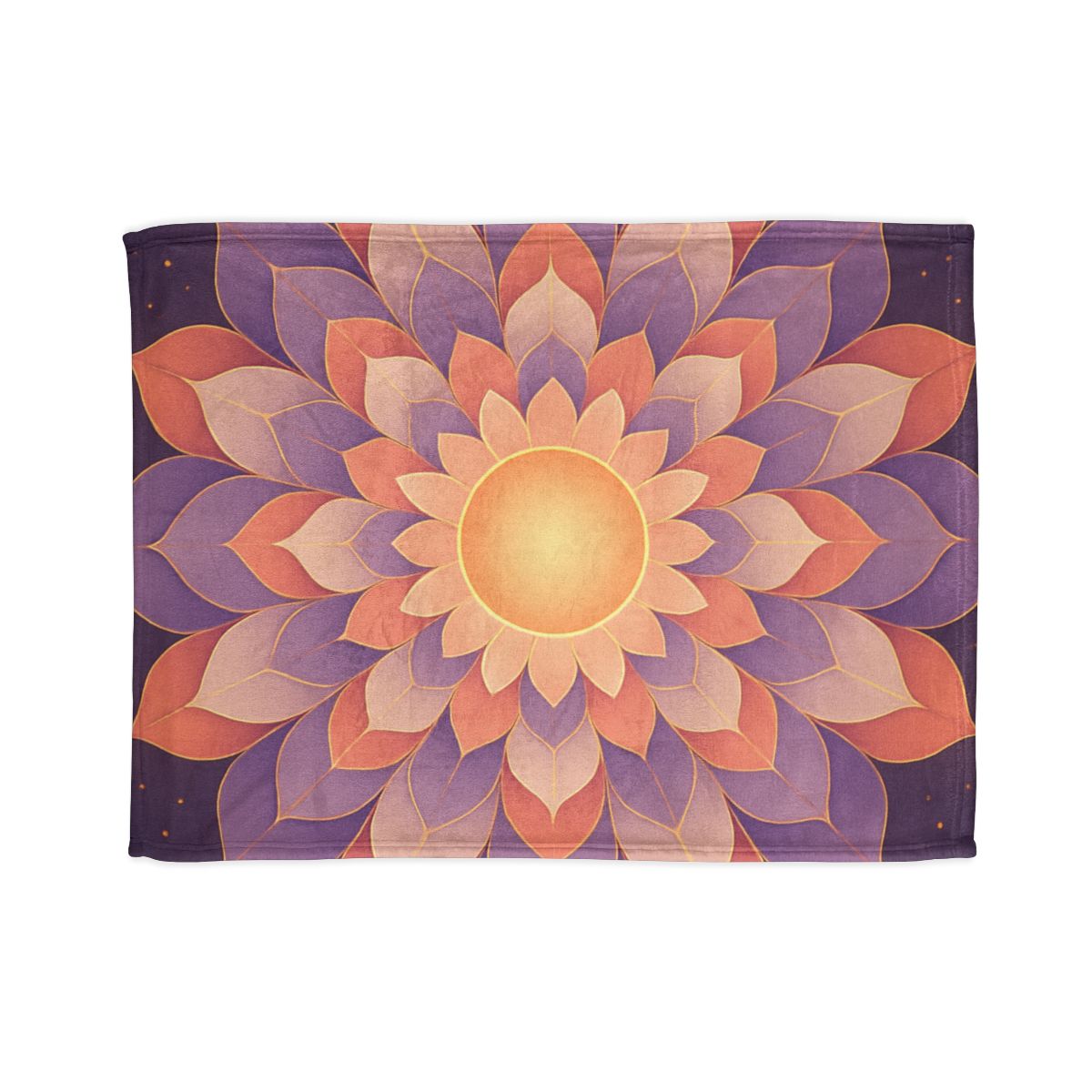 Petal Halo Mandala Drift decorative home blankets
