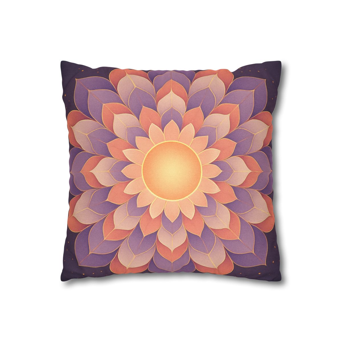 Petal Halo Mandala Drift unique gift pillow cases