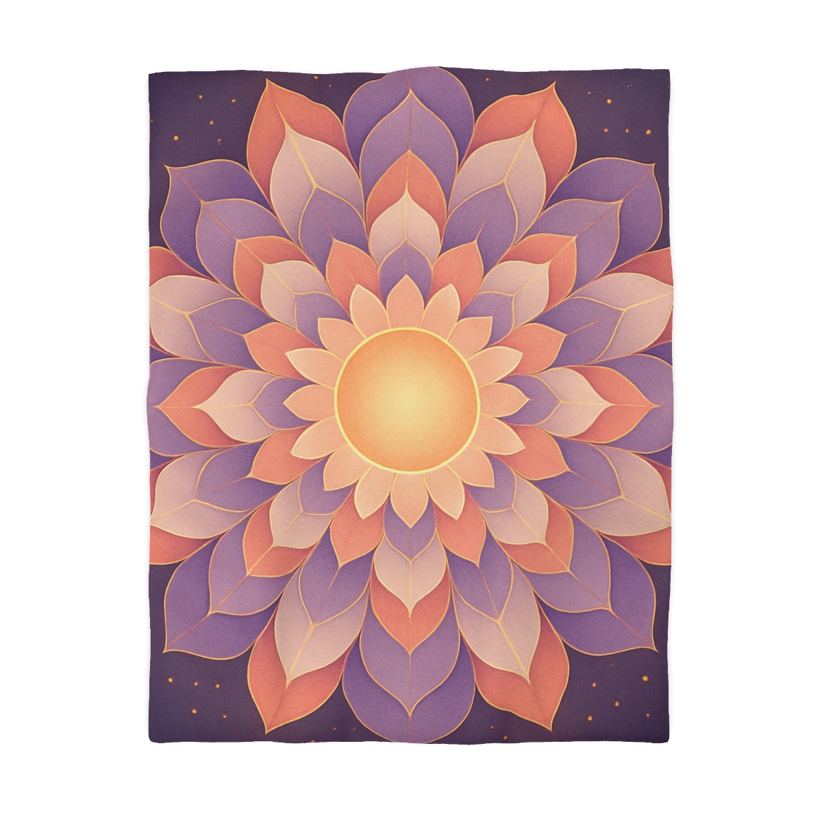 Petal Halo Mandala Drift soft comforter duvets