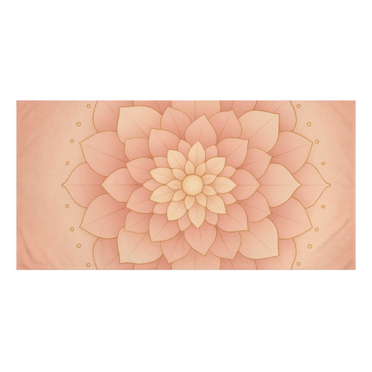 Petal Halo Mandala trendy hand towels