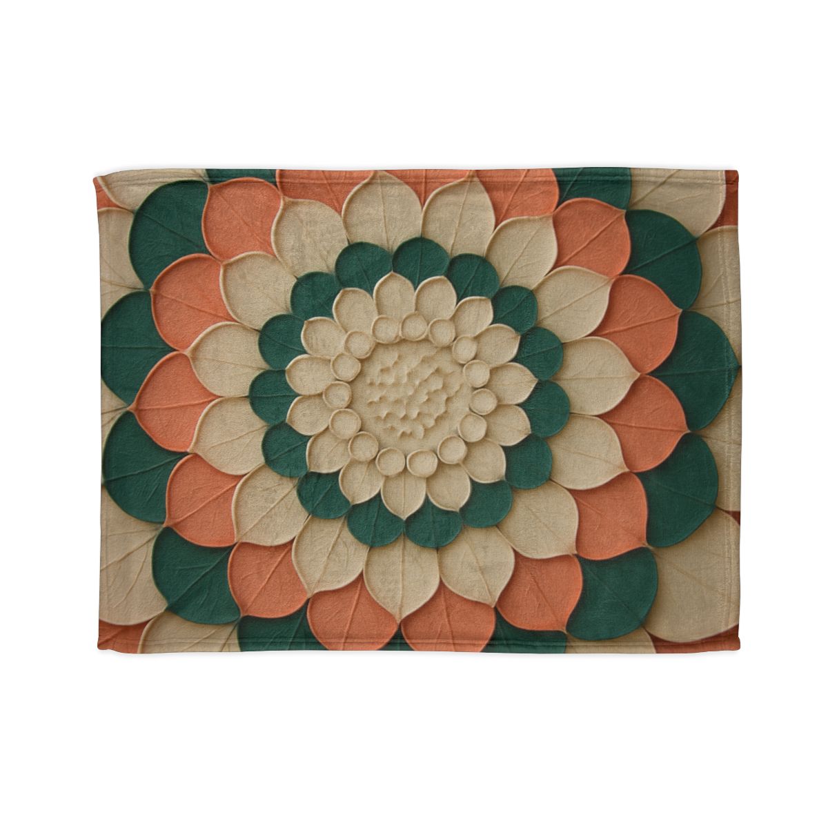 Petal Halo Mosaic trendy patterned blankets