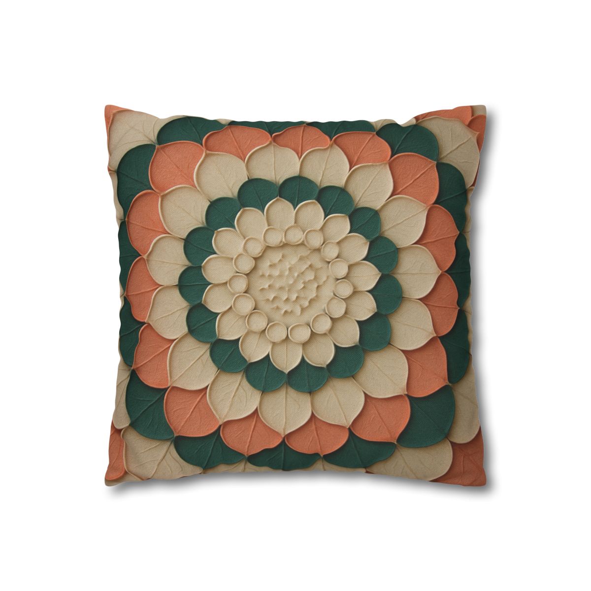 Petal Halo Mosaic designer print pillow cases