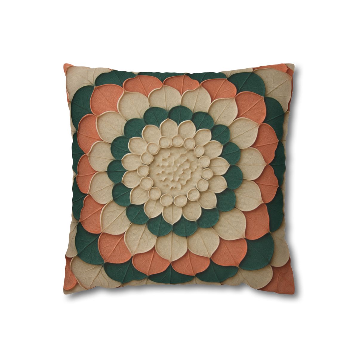 Petal Halo Mosaic designer print pillow cases