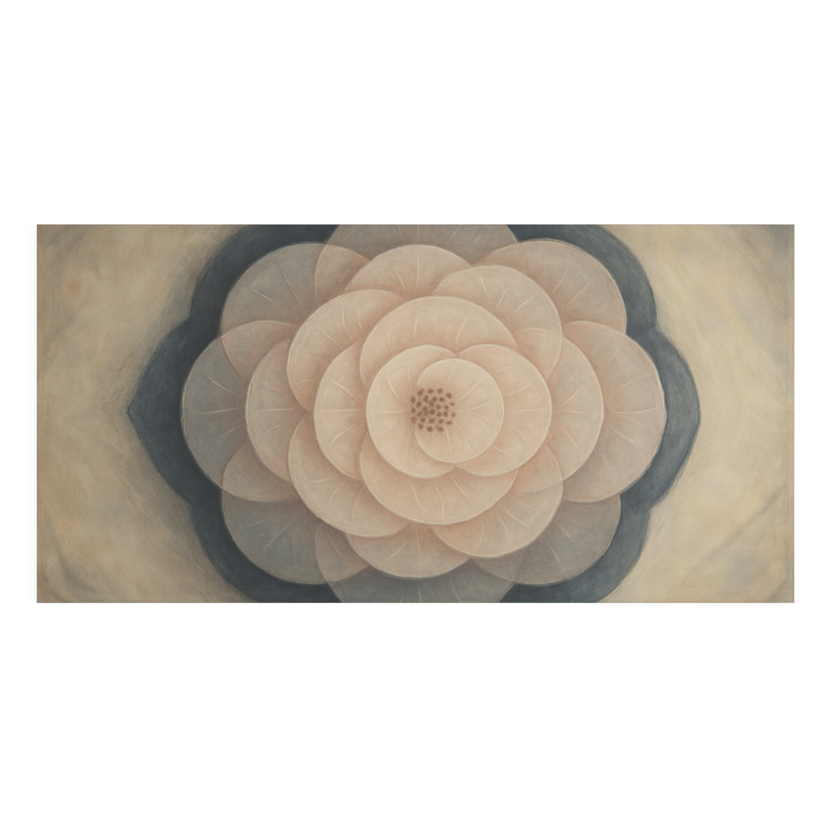 Petal Halo Overlay designer printed towels