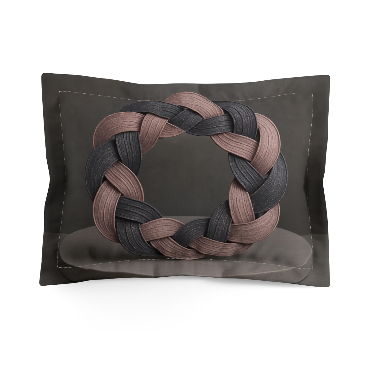 Petal Halo Weave designer printed pillows