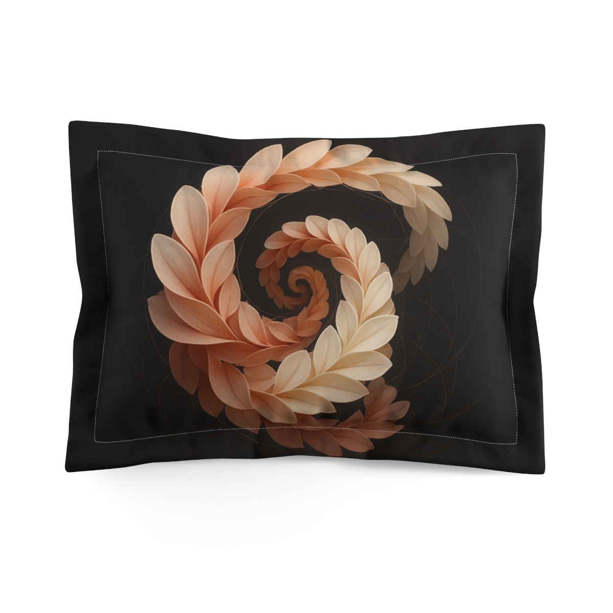 Petal Helix Lattice designer printed pillows