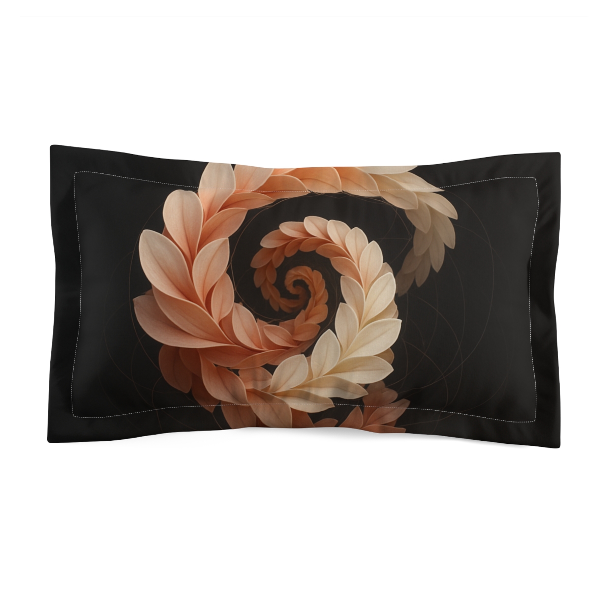 Petal Helix Lattice designer printed pillows