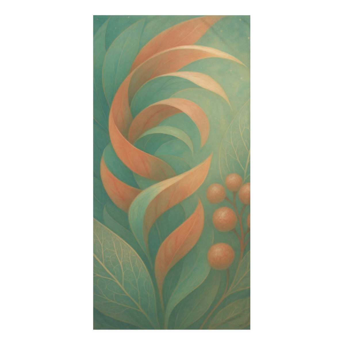 Petal Lace Helix designer printed towels
