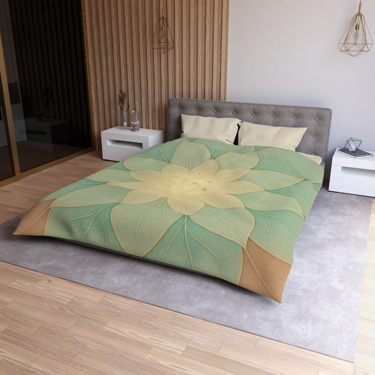 Petal Lattice Aurora stylish duvet covers