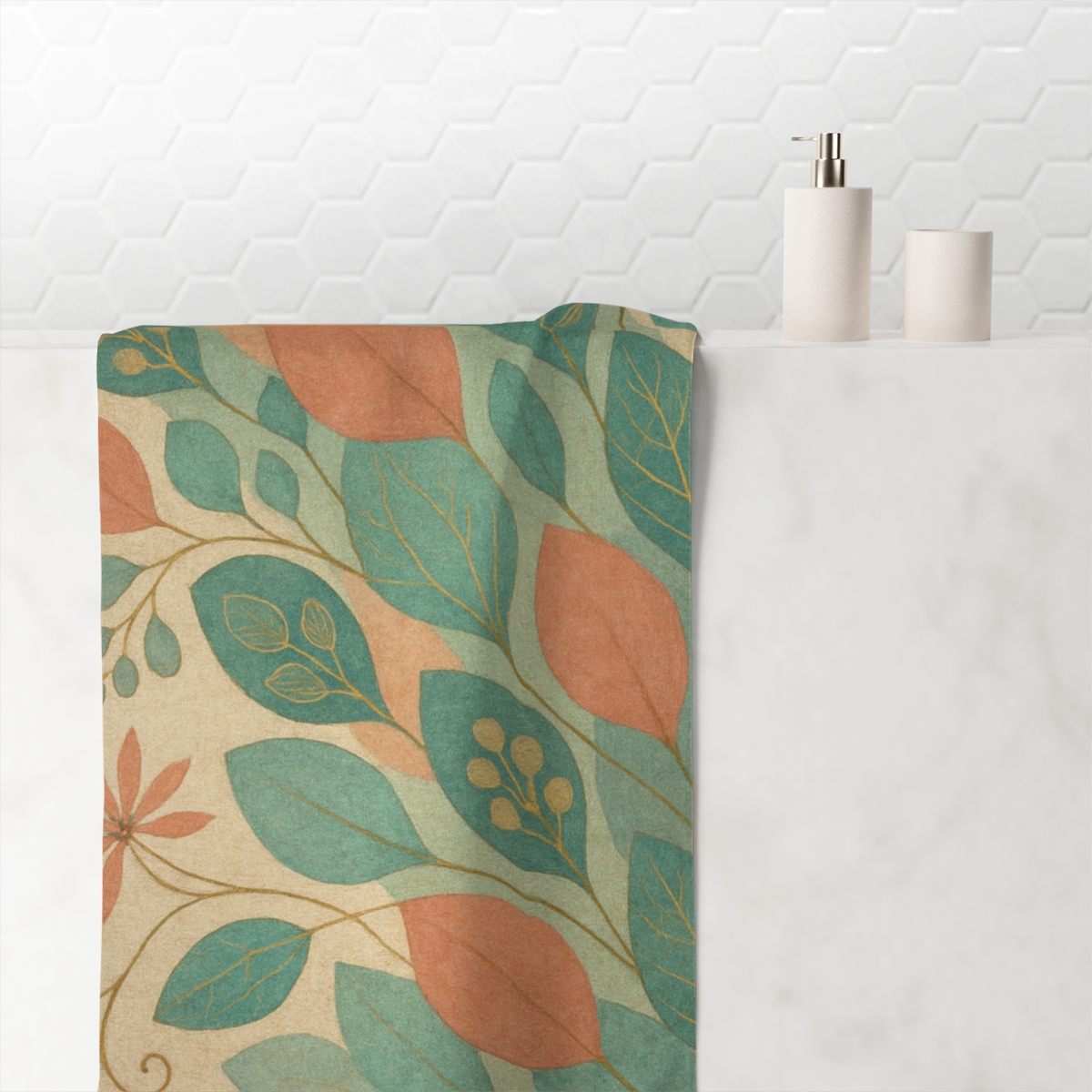 Petal Lattice Cascade unique gift towels