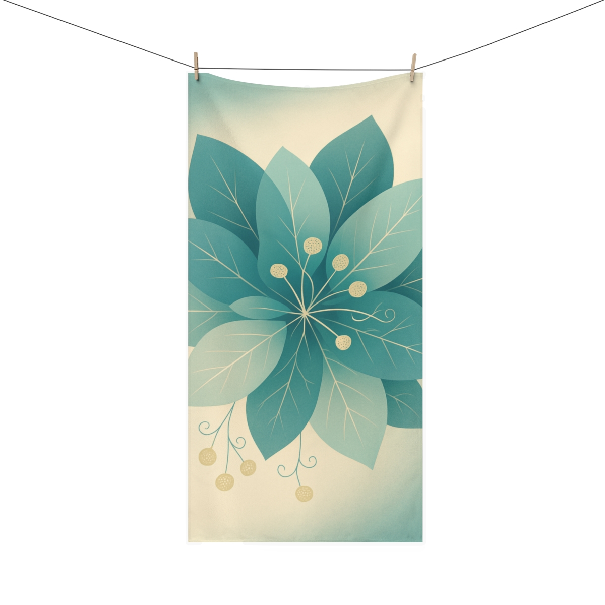 Petal Lattice Celestial Weave personalized bath towels