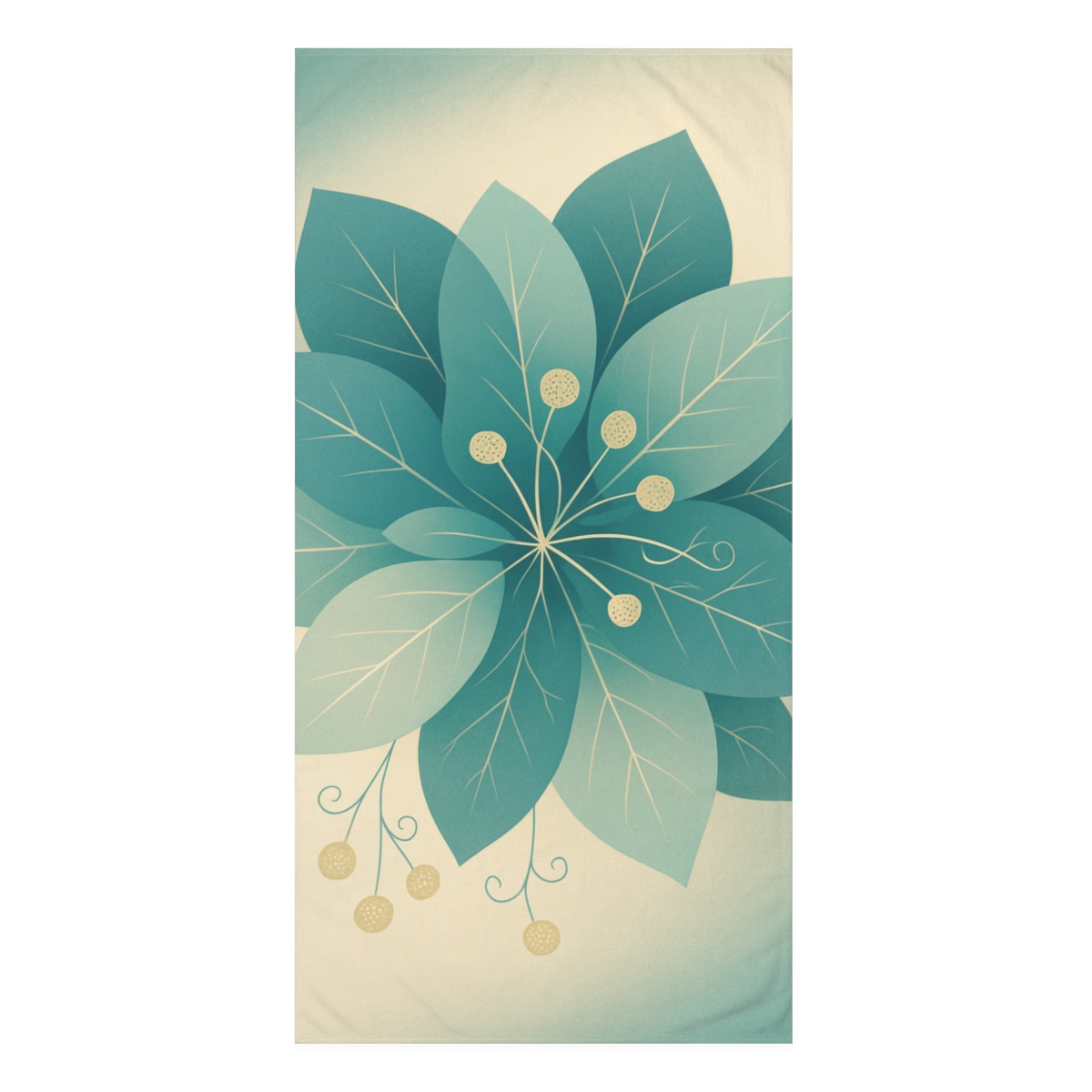 Petal Lattice Celestial Weave personalized bath towels