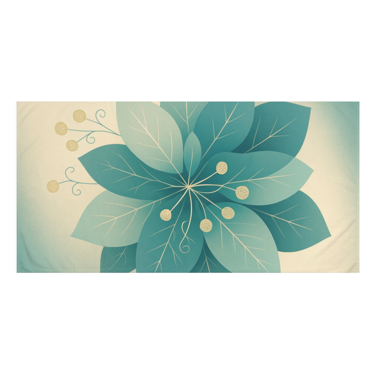 Petal Lattice Celestial Weave personalized bath towels