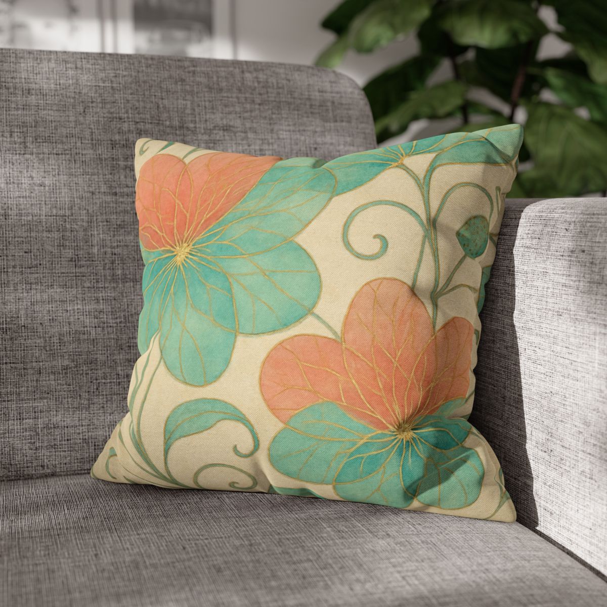 Petal Lattice Echo personalized pillow covers