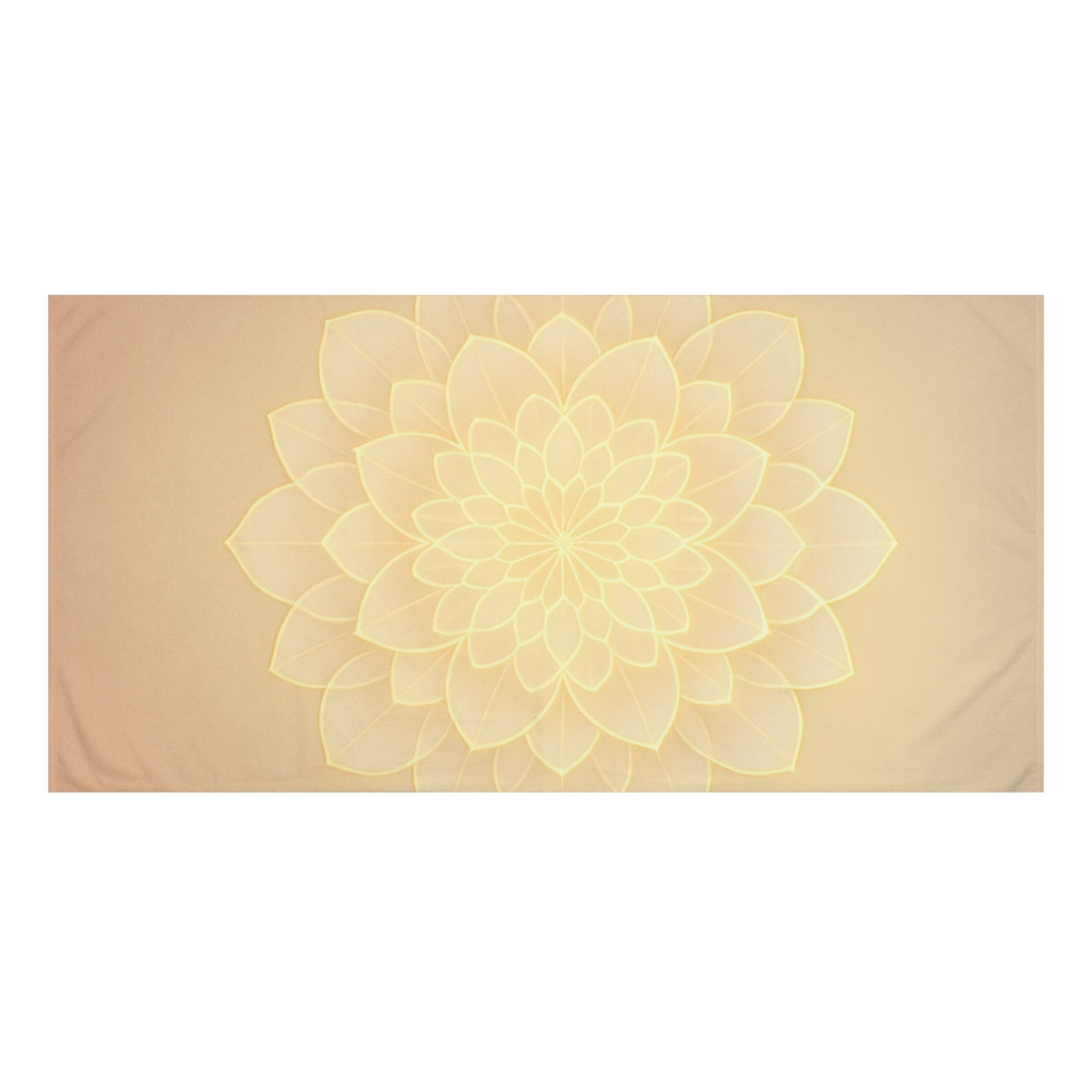 Petal Lattice Halo personalized bath towels