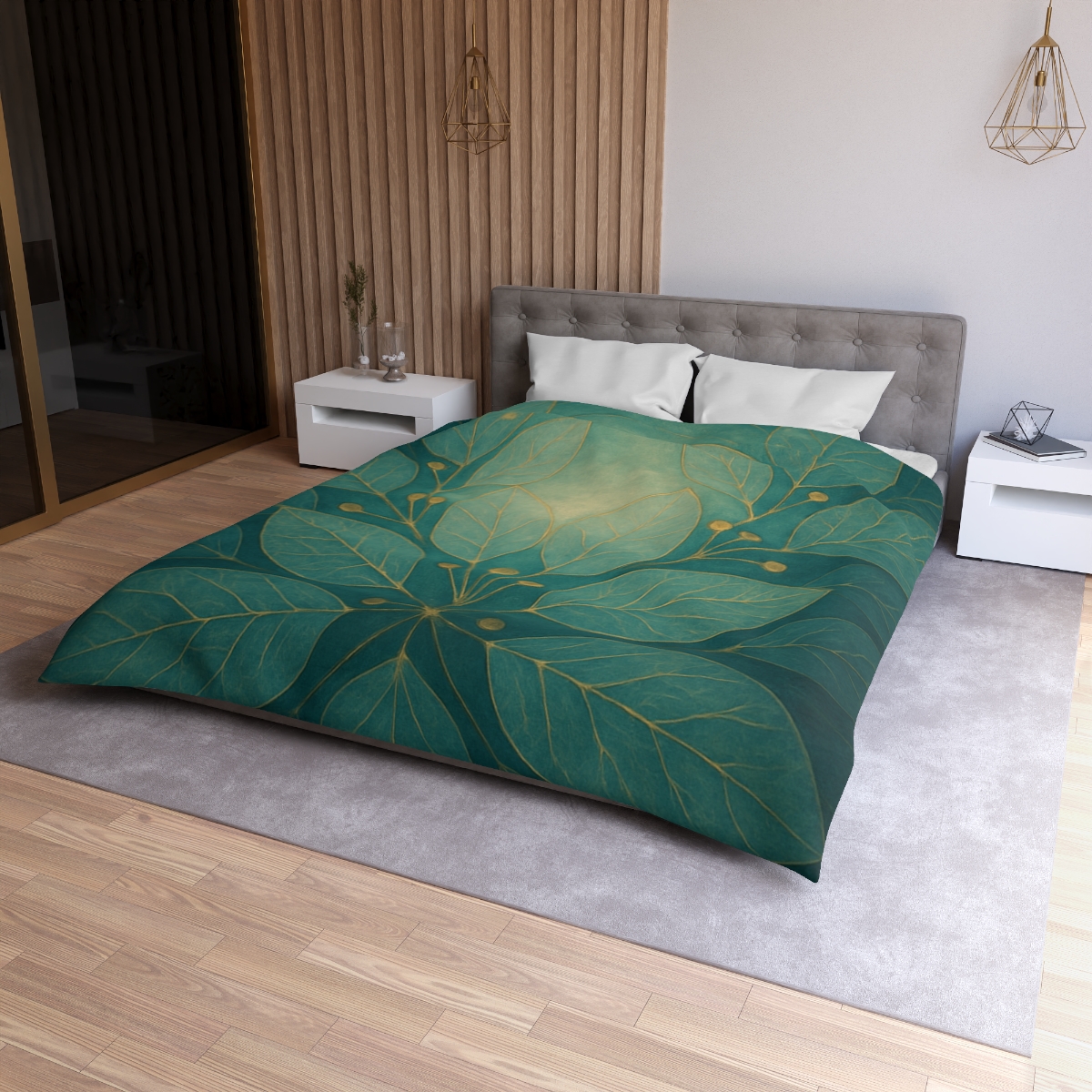 Petal Lattice Halo custom duvets