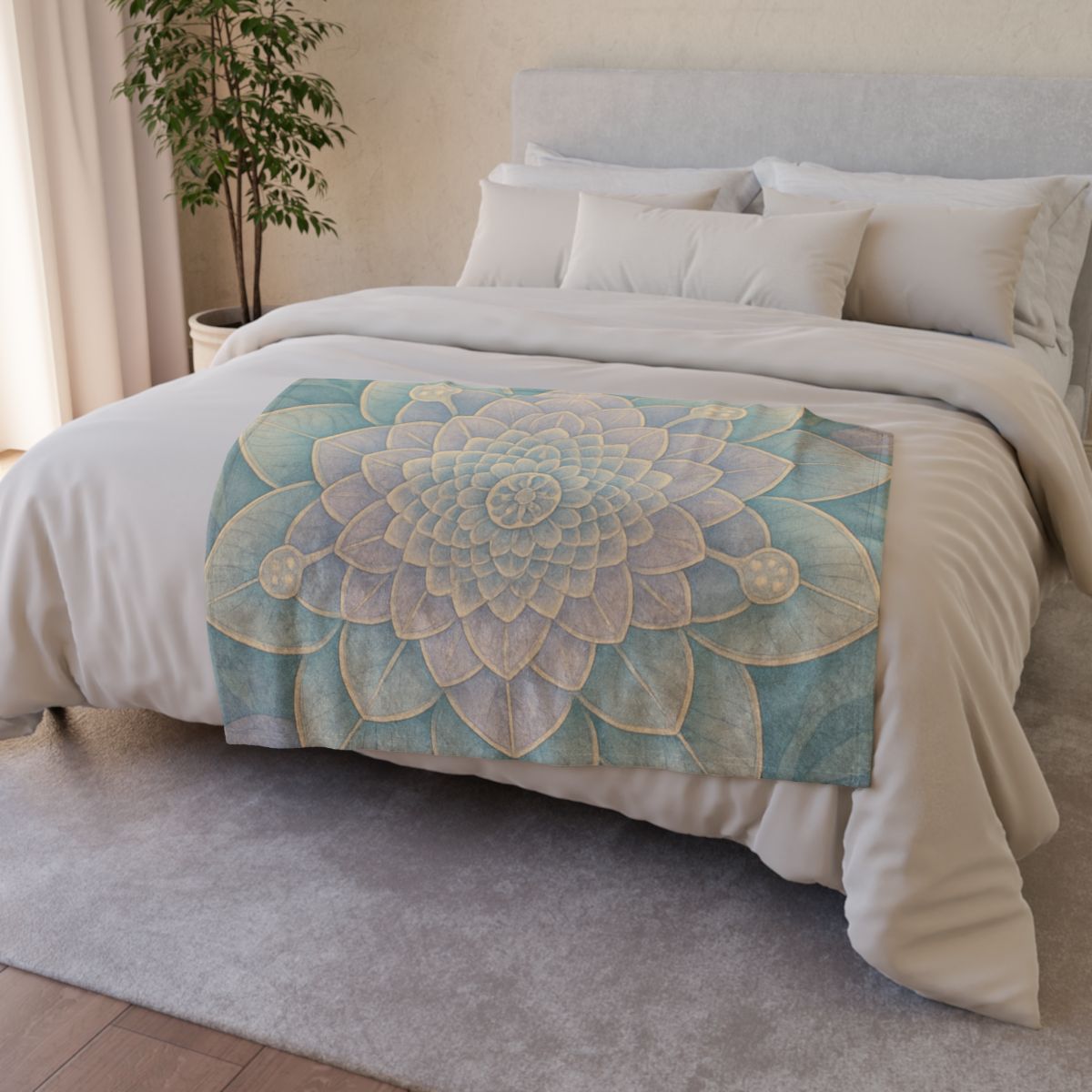 Petal Lattice Mandala unique gift blanketscustom blankets