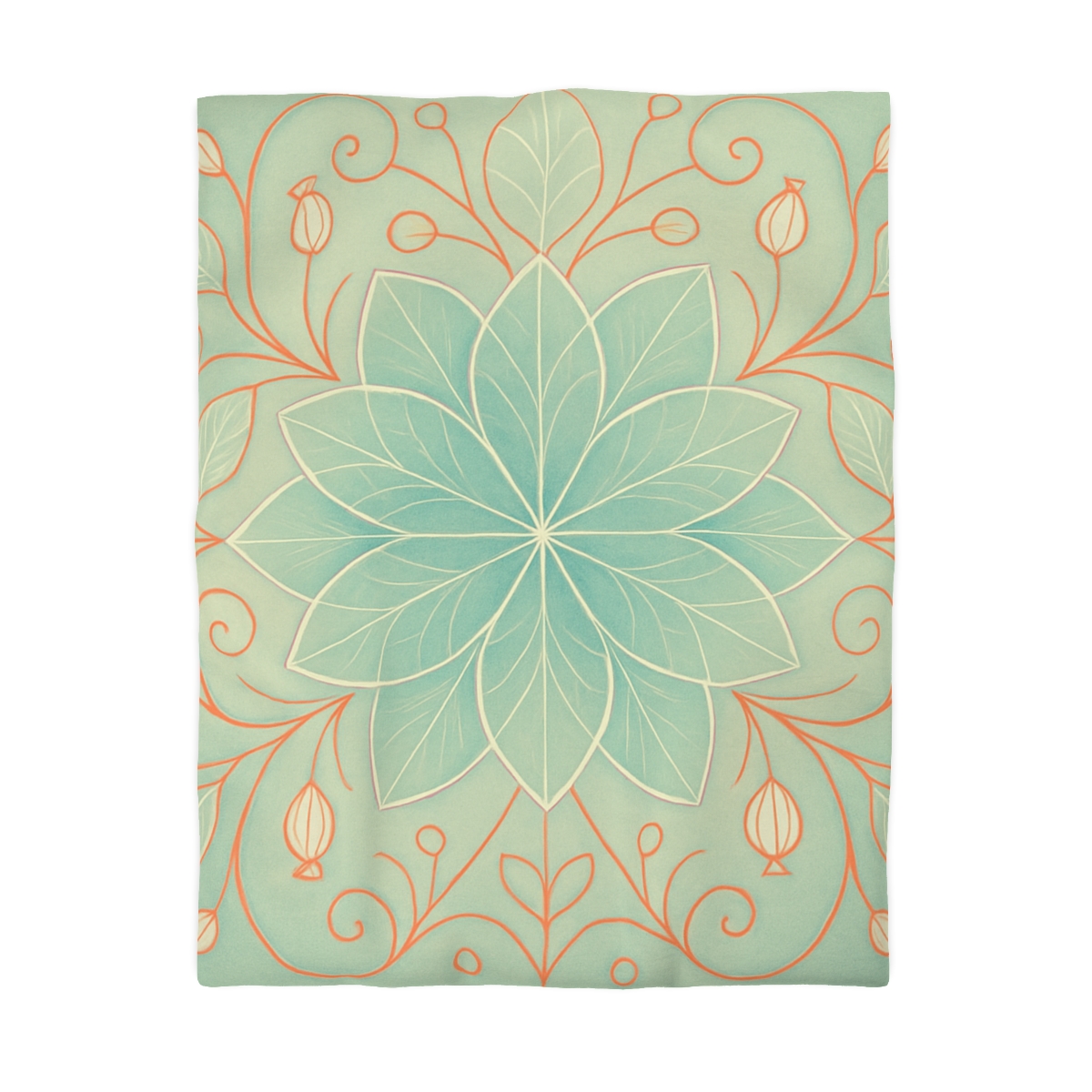 Petal Lattice Radiance custom duvets