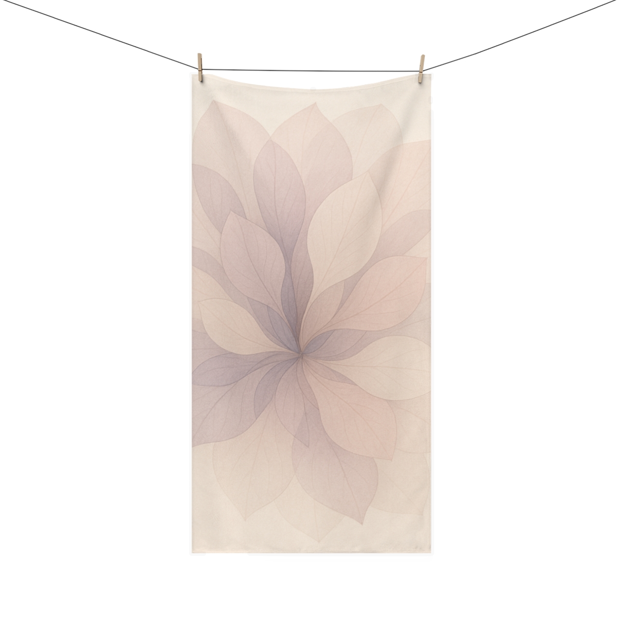 Petal Layer Harmony designer printed towels