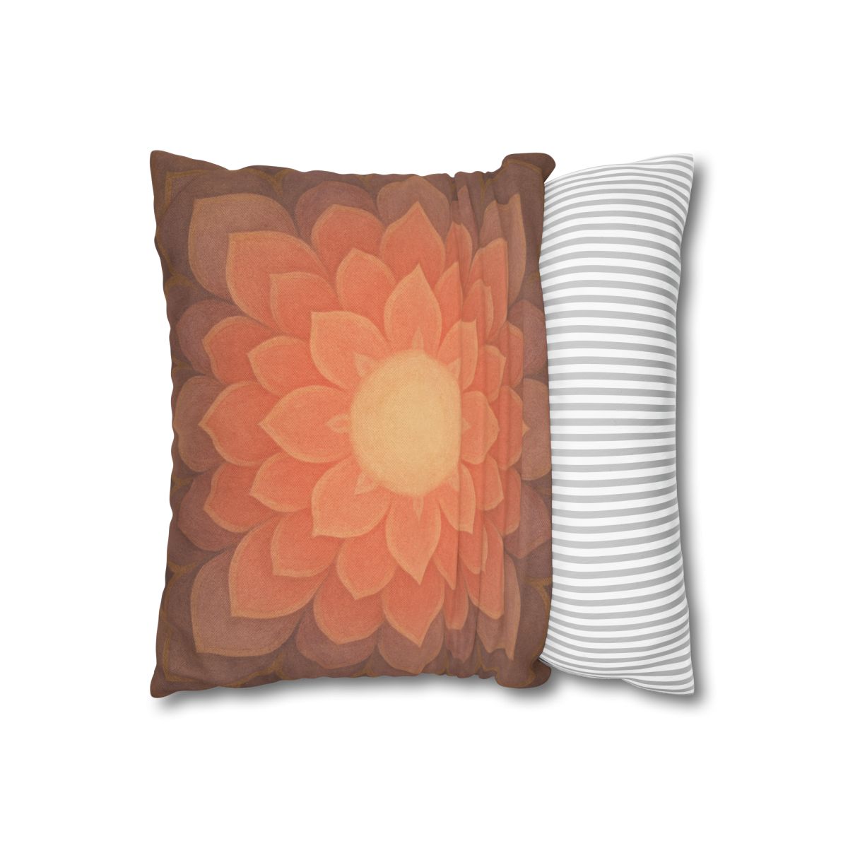 Petal Mandala Overlay stylish decorative pillowcases