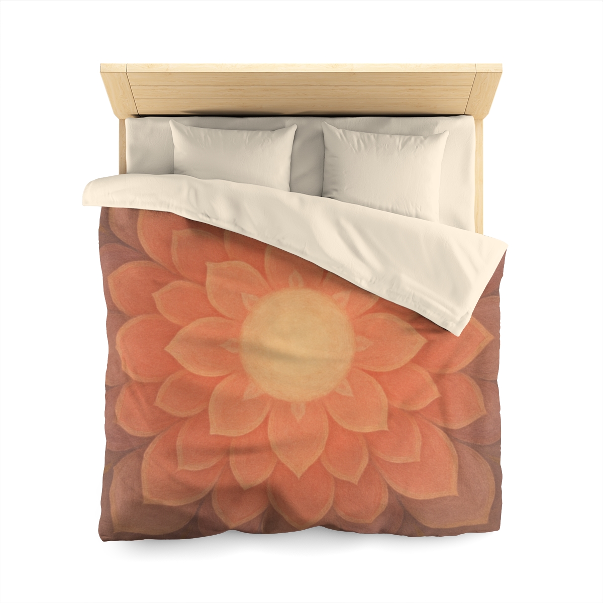 Petal Mandala Overlay trendy bedroom duvets