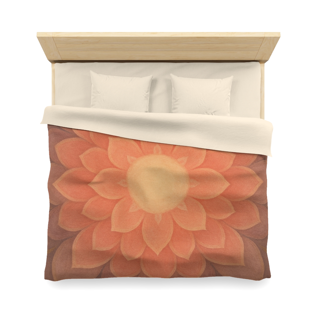 Petal Mandala Overlay trendy bedroom duvets