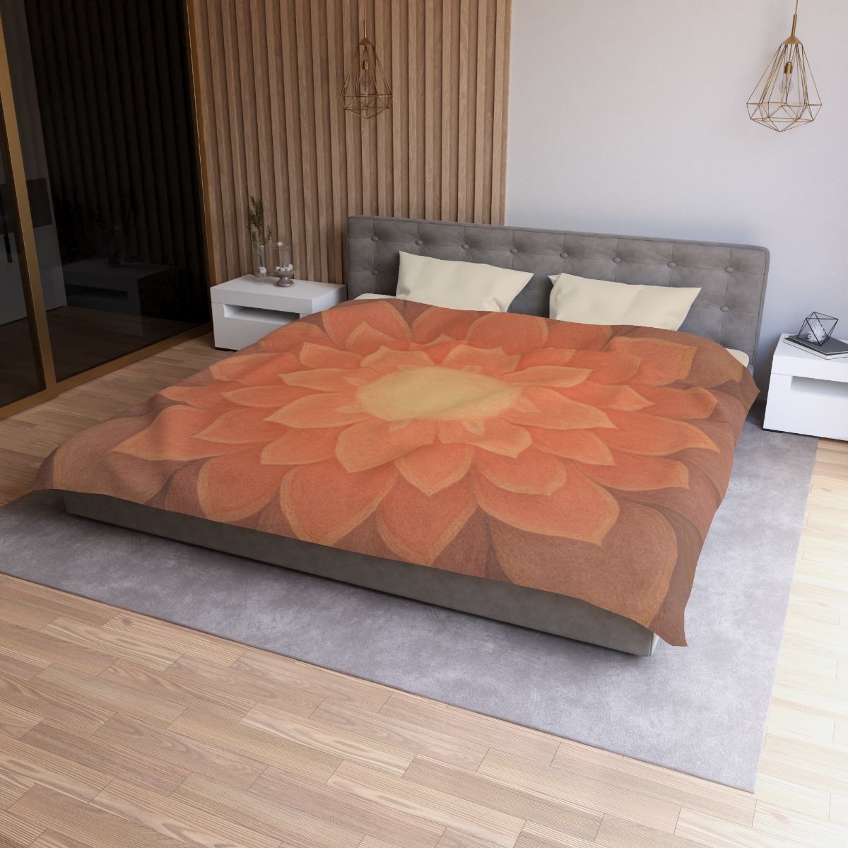 Petal Mandala Overlay trendy bedroom duvets