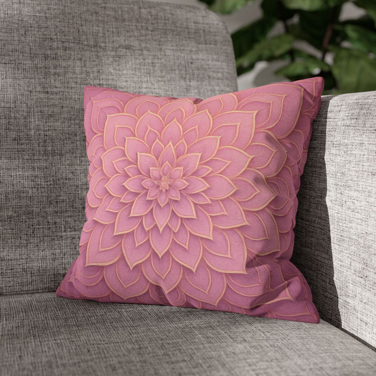 Petal Mandala Radiance unique gift pillow cases