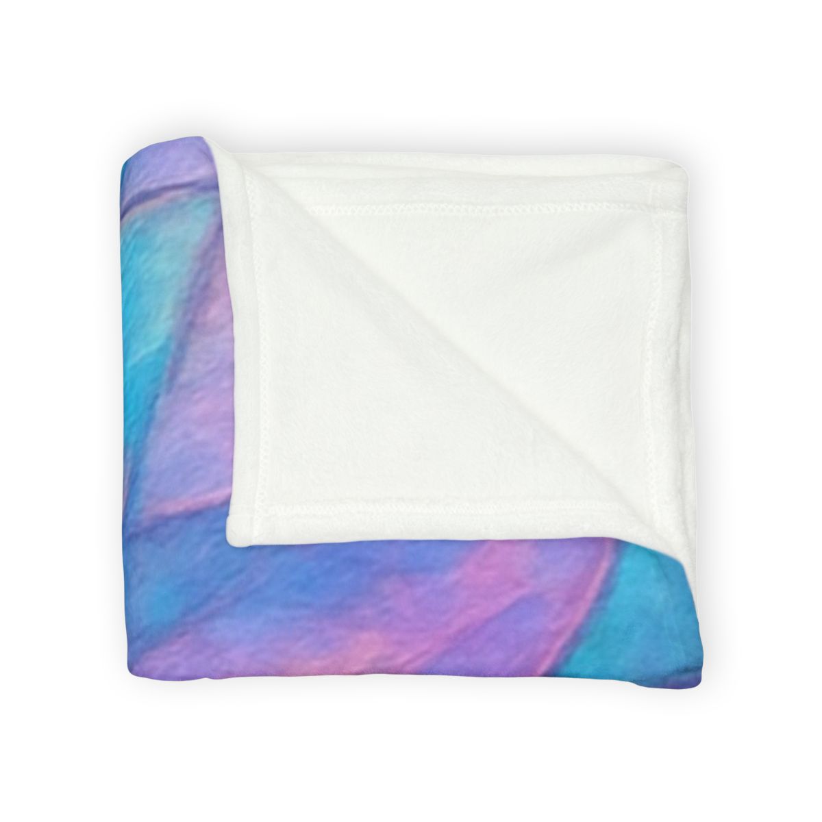 Petal Mosaic Aurora soft fleece blankets