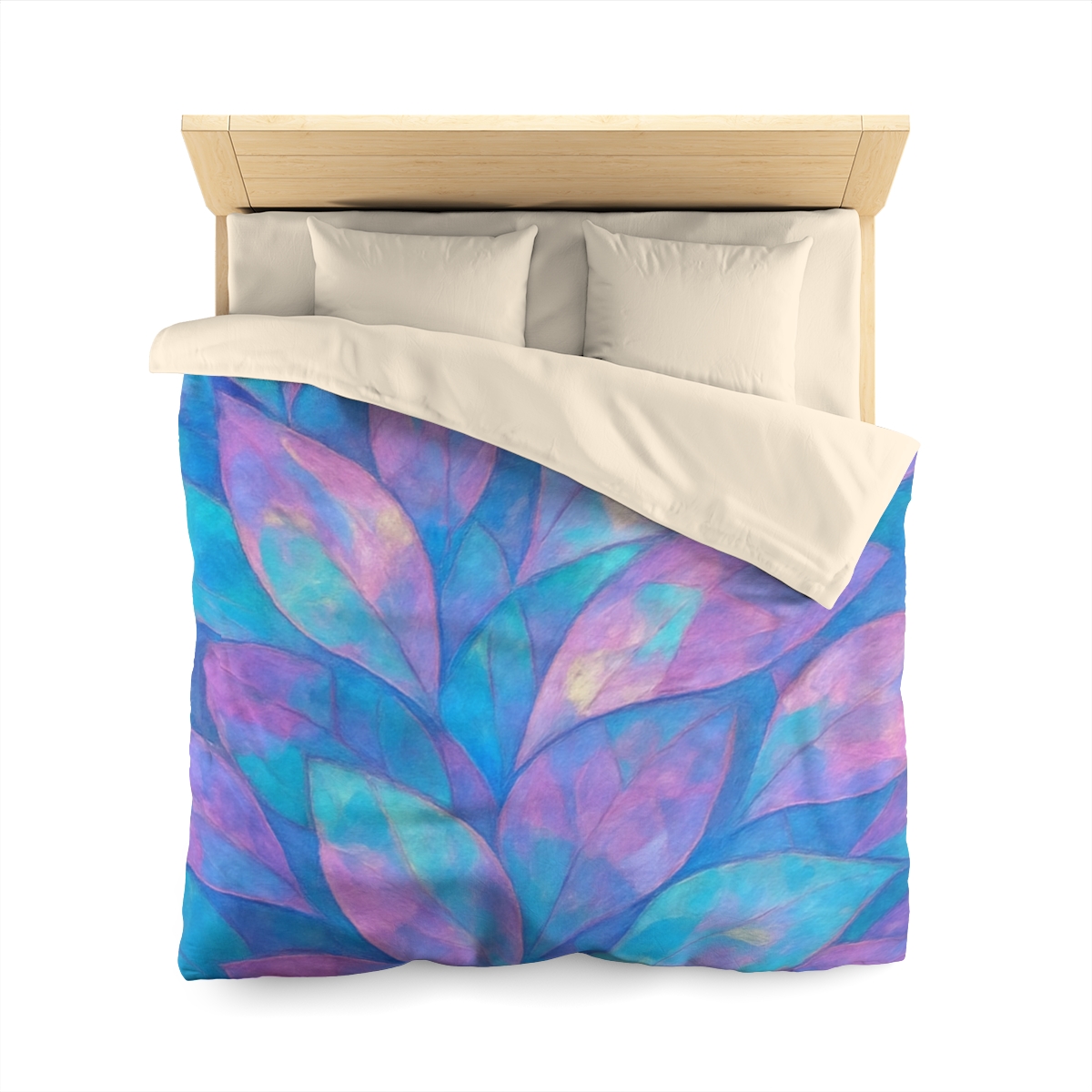 Petal Mosaic Aurora warm winter duvets