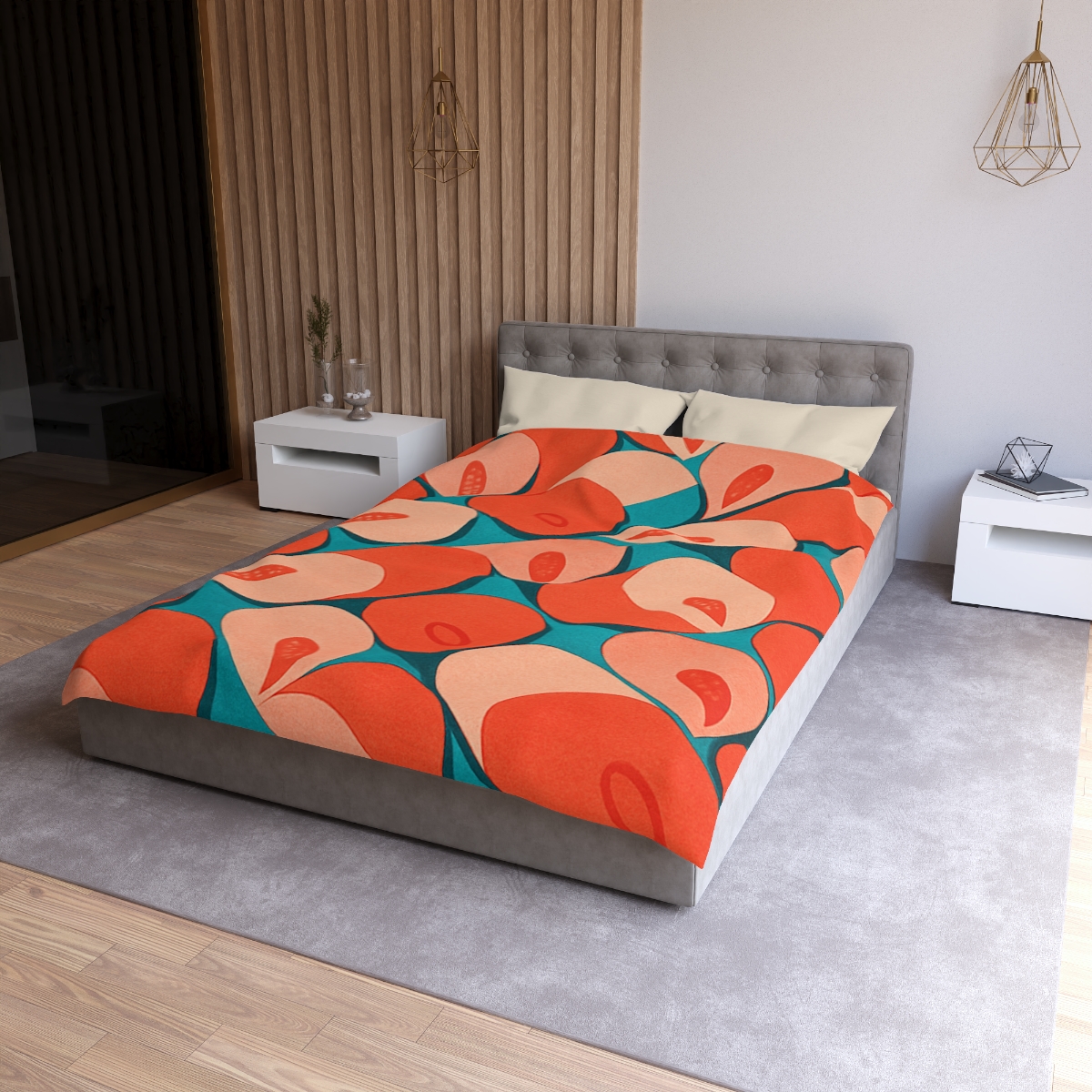 Petal Mosaic Circuit personalized bedding duvets