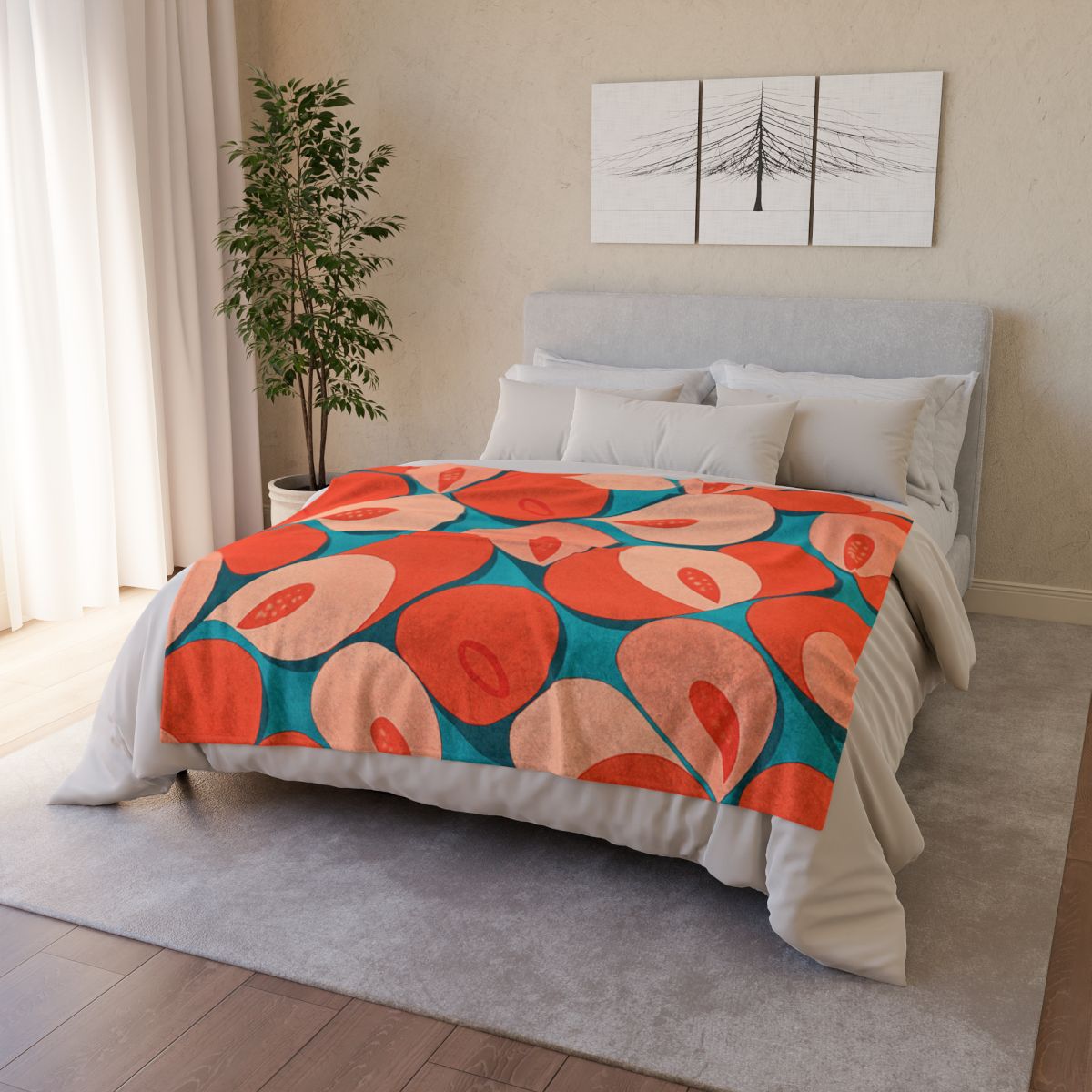 Petal Mosaic Circuit unique gift blanketscustom blankets
