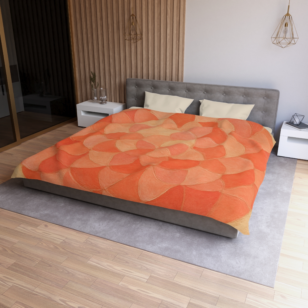 Petal Mosaic Halo personalized bedding duvets