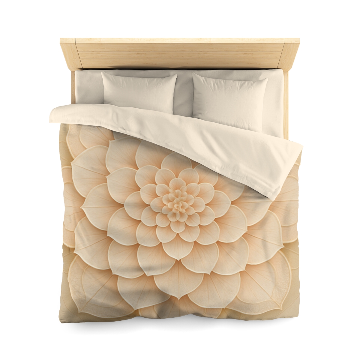 Petal Mosaic Halo designer printed duvets