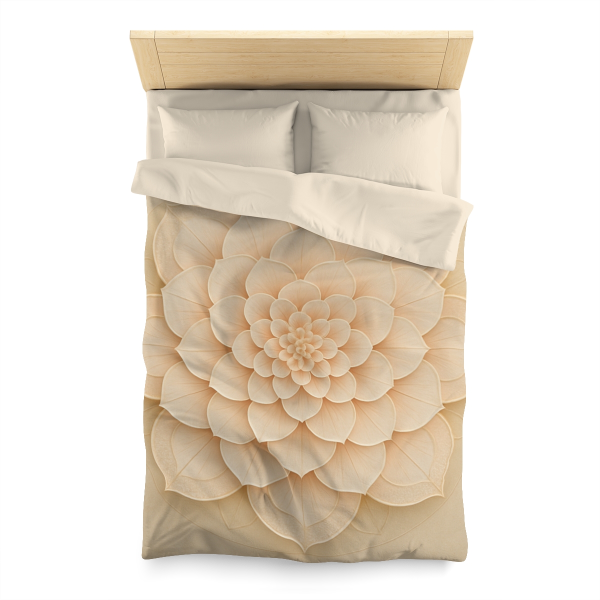 Petal Mosaic Halo designer printed duvets