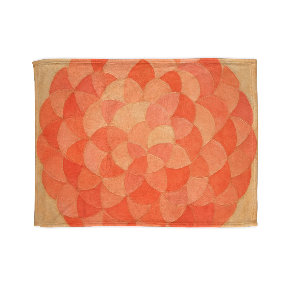 Petal Mosaic Halo designer printed blankets